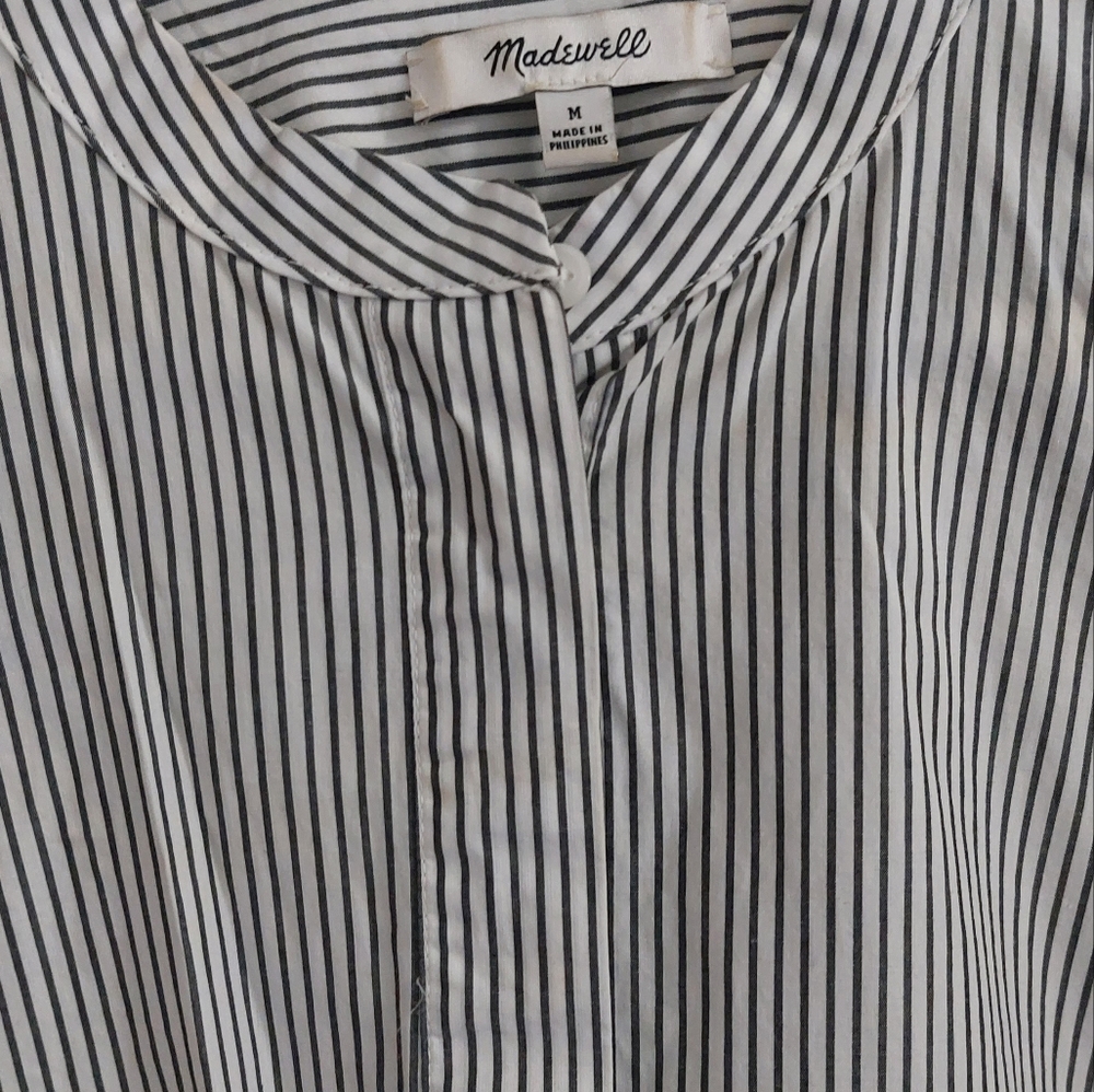 Madewell cotton button down top